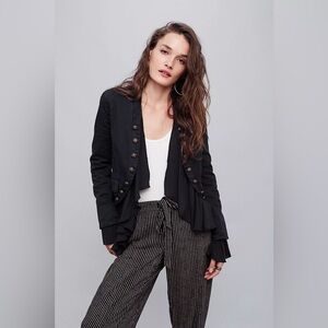 Free People Ruffles Romance Jacket